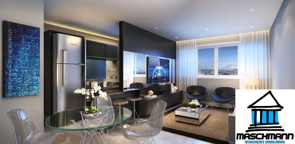 Sala exclusiva no Max Plaza, com 35 m² privativos, vaga de garagem e uma vista externa deslumbrante.