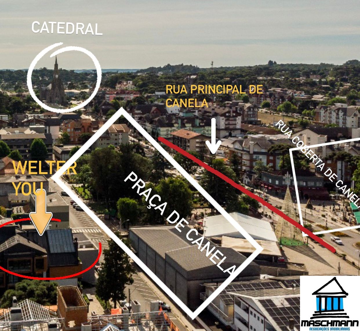 Apartamento 1 Dormitório com Suíte no Welter You – Canela/RS