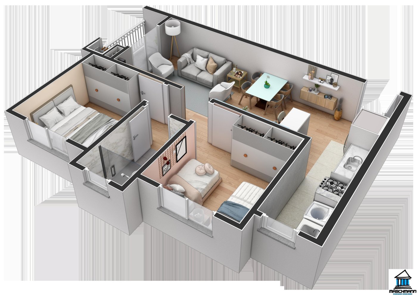 Apartamento 2 dormitórios em Gramado – no Vale dos Pinheiros, a partir de R$ 399.900