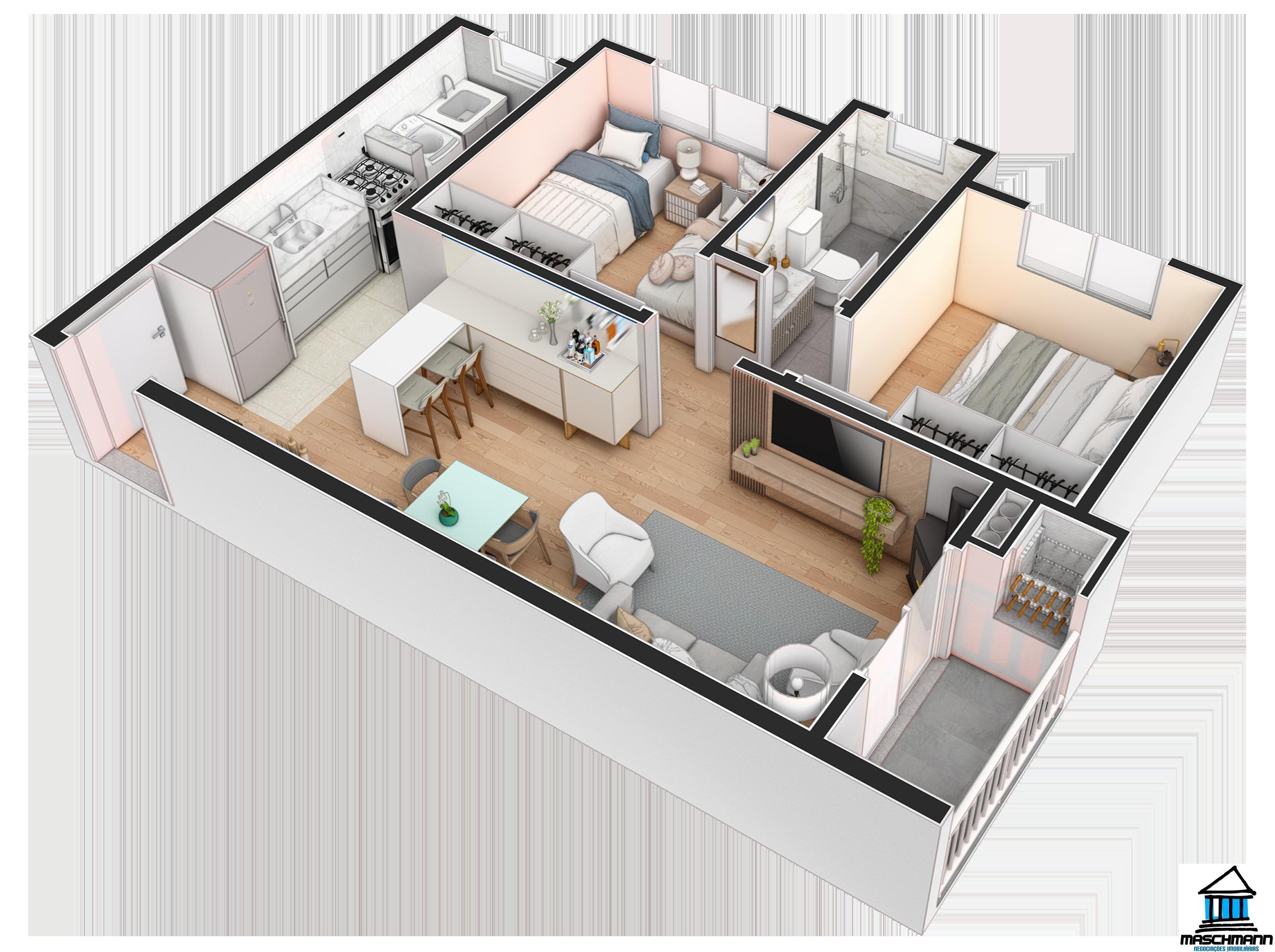 Apartamento 2 dormitórios em Gramado – no Vale dos Pinheiros, a partir de R$ 399.900