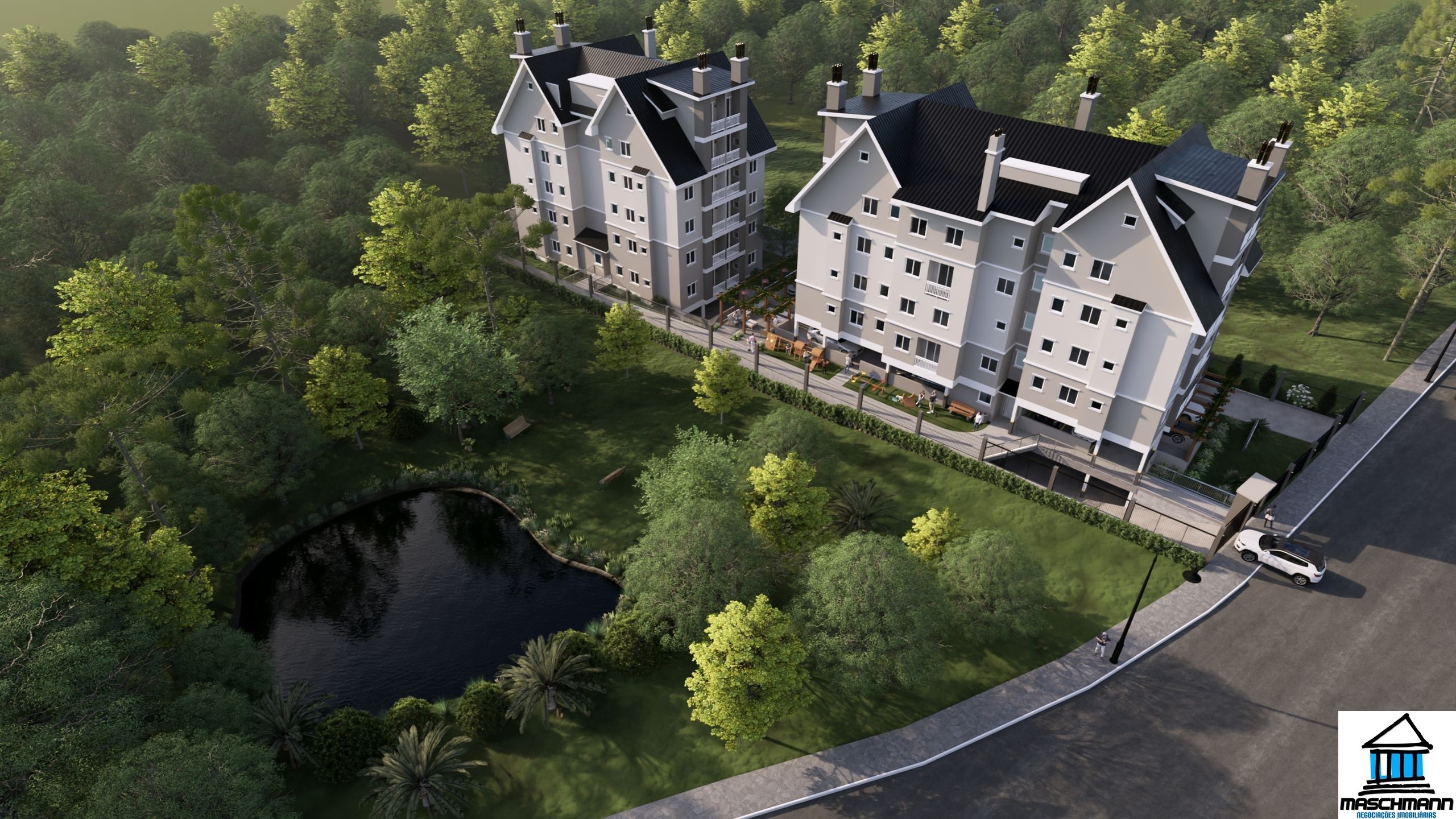 Apartamento 2 dormitórios com suíte em Gramado por R$ 424.900,00