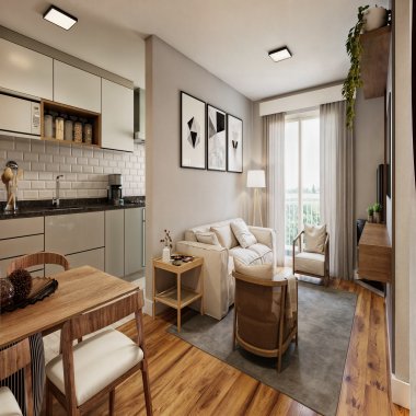 Apartamento 2 dormitórios com suíte em Gramado por R$ 424.900,00