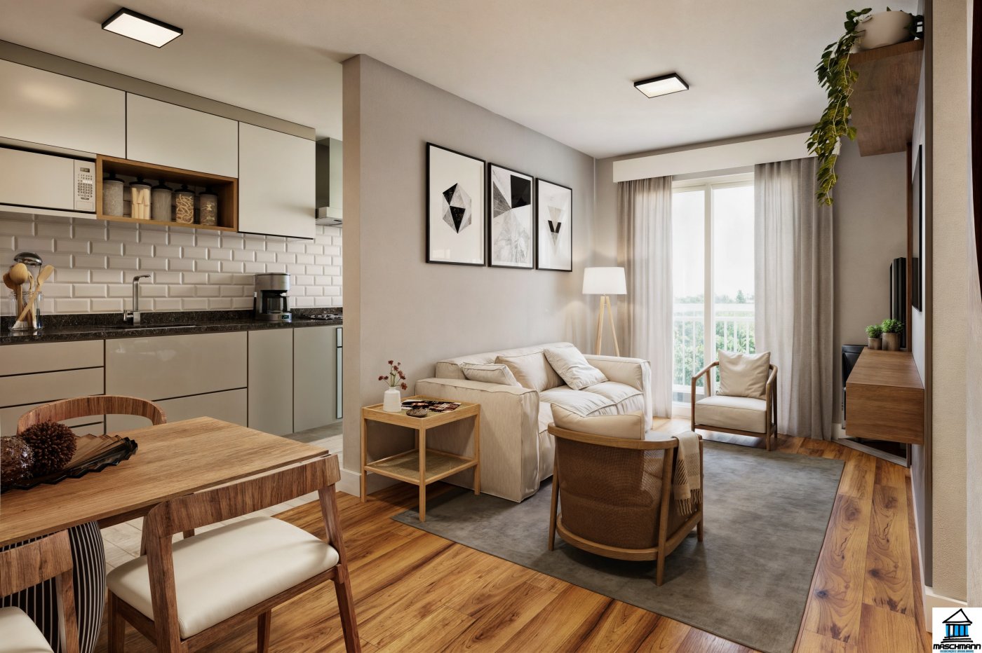 Apartamento 2 dormitórios com suíte em Gramado por R$ 424.900,00