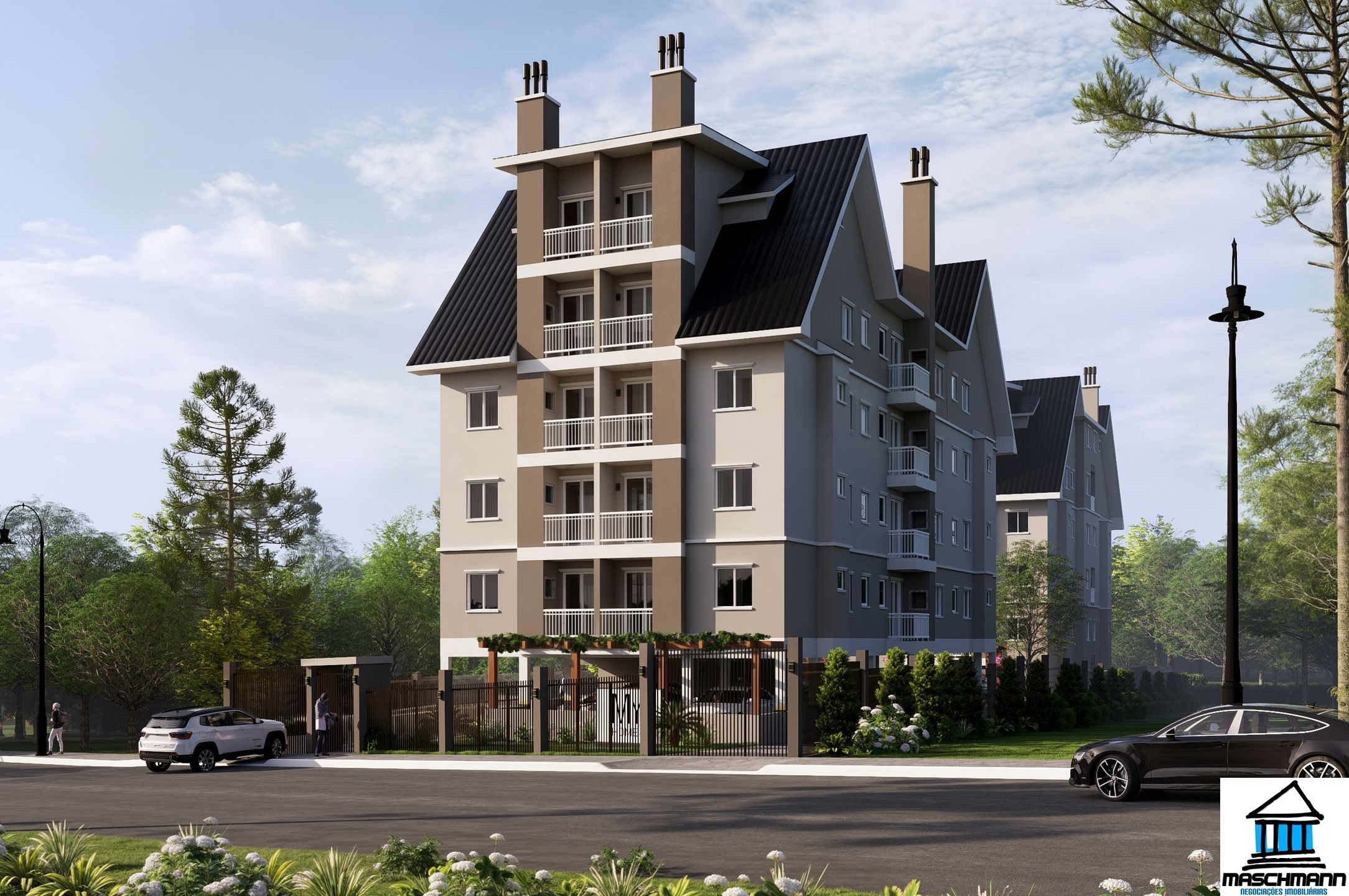 Apartamento 2 dormitórios com suíte em Gramado por R$ 424.900,00