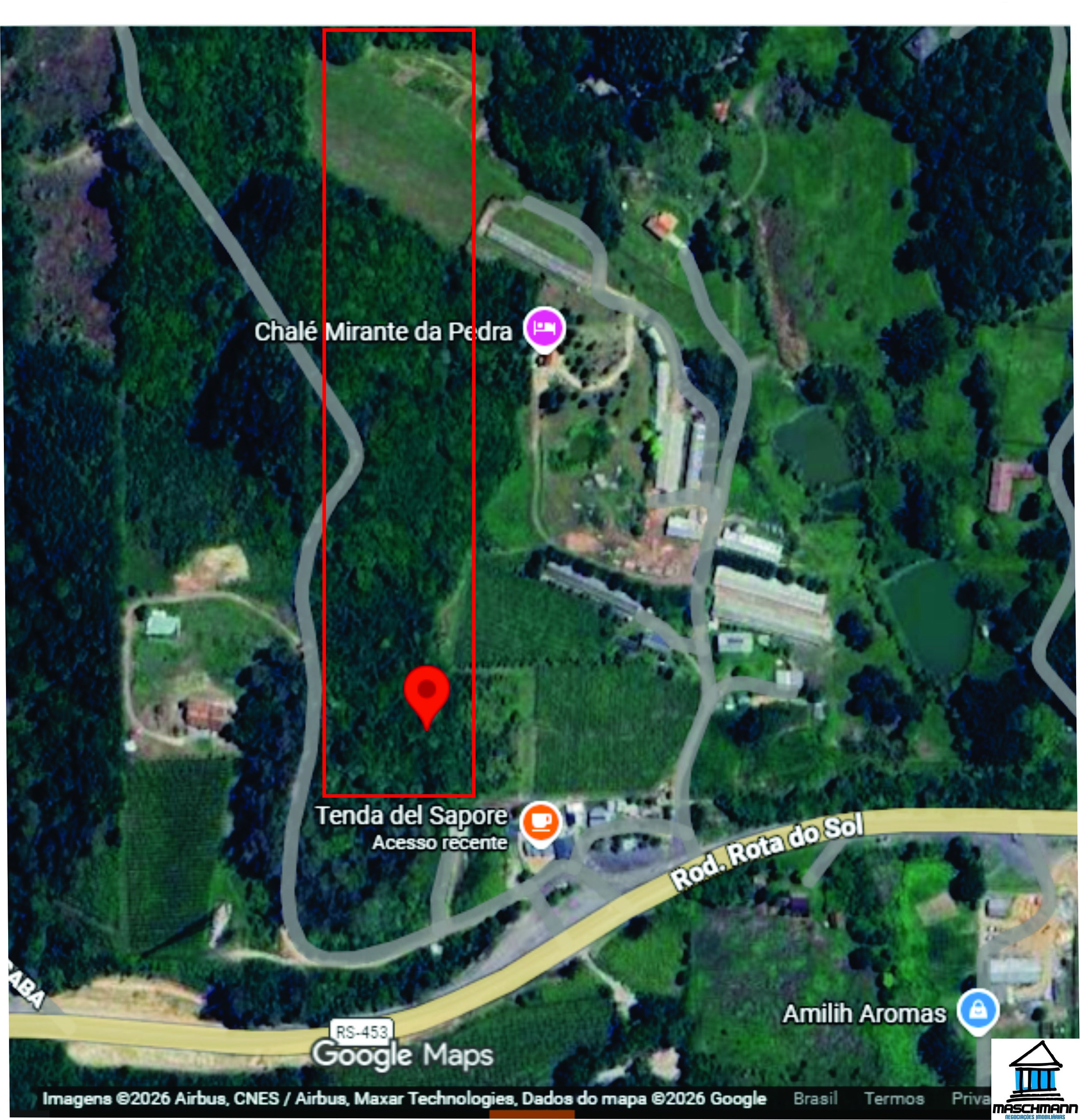 Terreno de 4,63 ha à venda em Farroupilha/RS – Serra Gaúcha, a 180 m da RSC‑453 (Rota do Sol)