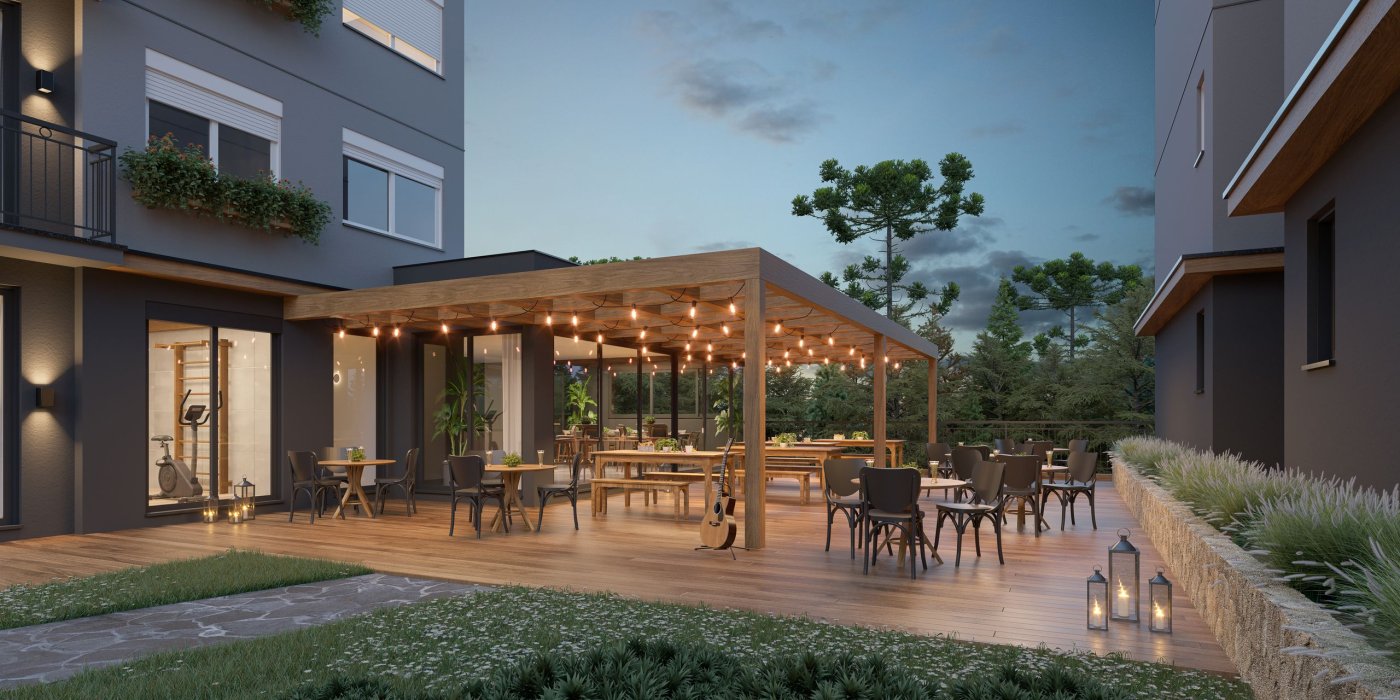 Apartamento de 2 quartos com suíte em Pré Lançamento, Centro, Canela.