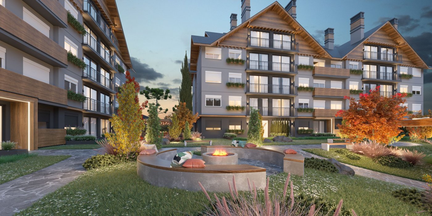 Apartamento de 2 quartos com suíte em Pré Lançamento, Centro, Canela.