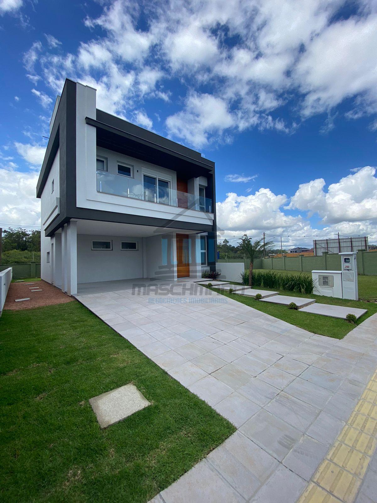 Linda Casa no Condomínio Terras Alpha Gravataí à Venda, 3 Quartos, 1 suíte,  2 carros cobertos.